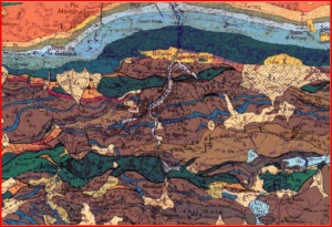 Carte géologique de Ferrieres