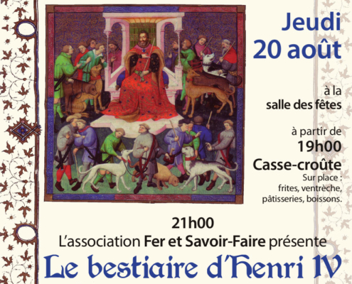 Le bestiaire d’Henri IV - Association Fer et Savoir-Faire