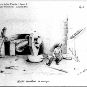 Maillé travaillant la massoque